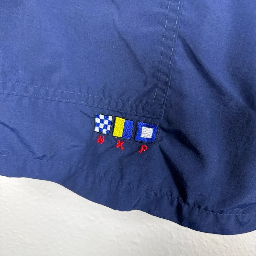Nantucket Knee Pants Shorts Sailing Boating Blue L 90s USA